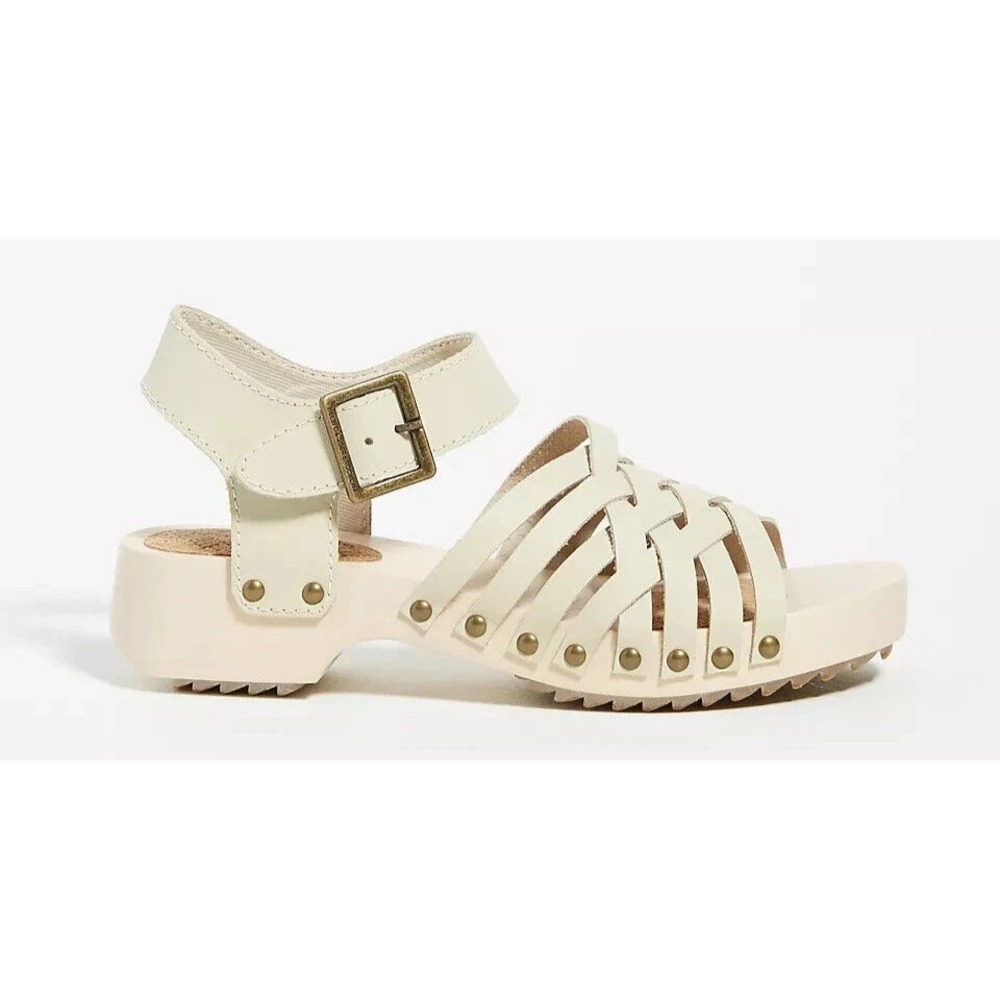 NEW Anthropologie Kelsi Dagger Brooklyn Harling STRAPY SANDAL SHOES CLOGS 5.5